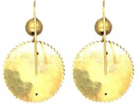 Victorian 15ct Gold Cherub Earrings