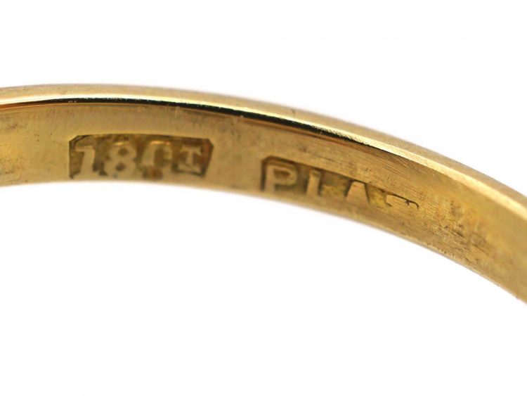 1950s 18ct Gold & Platinum, Pink Sapphire & Diamond Cluster Ring