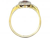 Edwardian 18ct Gold & Platinum & Diamond Ring set with an Alexandrite