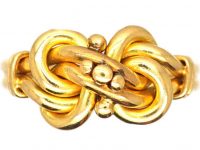 Victorian 18ct Gold Lover's Knot Ring