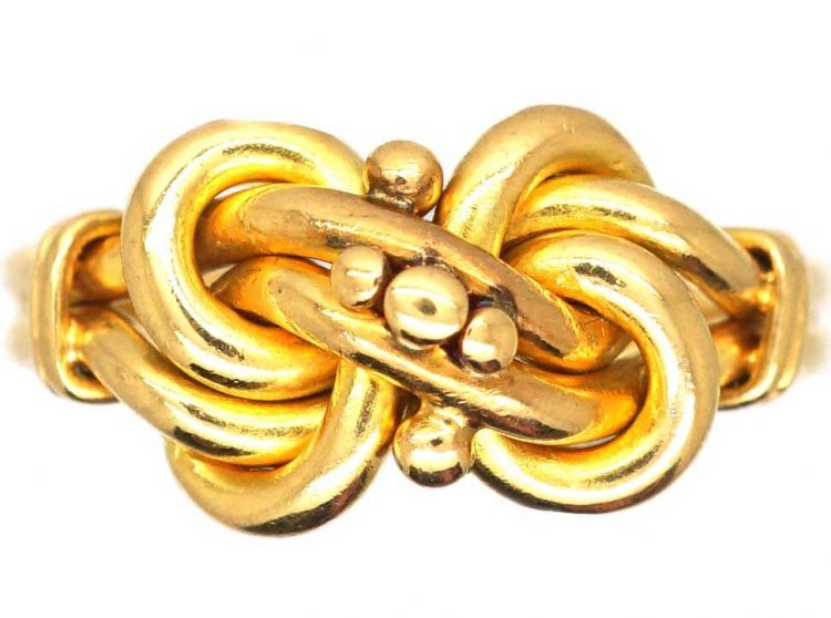 Victorian 18ct Gold Lover's Knot Ring