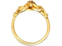 Victorian 18ct Gold Lover's Knot Ring
