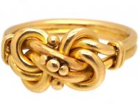Victorian 18ct Gold Lover's Knot Ring