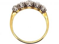 Edwardian 18ct Gold Five Stone Diamond Ring