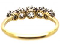 Edwardian 18ct Gold Five Stone Diamond Ring