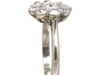 Edwardian Platinum, Diamond Daisy Cluster Ring