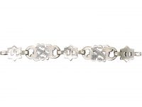 Art Deco Silver and Marcasite Bracelet