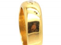 18ct Gold Millenium Diamond Set Gypsy Ring