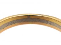 18ct Gold Three Colour Gold Ring set with Diamonds by Cartier