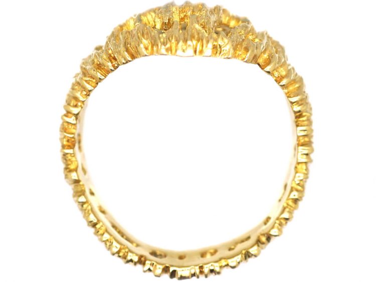 18ct Gold Ring designed by Gilbert Albert for Omega