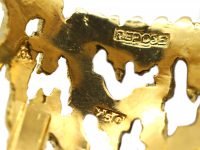 18ct Gold Ring designed by Gilbert Albert for Omega
