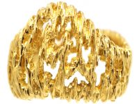 18ct Gold Ring designed by Gilbert Albert for Omega