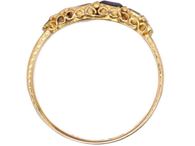 Victorian 15ct Gold Ring with Gemstones that Spell Regard