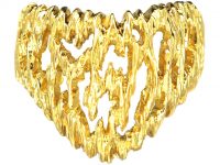 18ct Gold Ring designed by Gilbert Albert for Omega