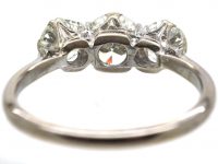 18ct White Gold Three Stone Diamond Ring