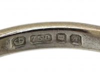 18ct White Gold Three Stone Diamond Ring