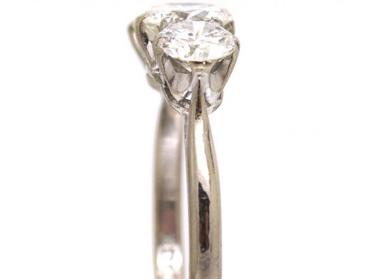 18ct White Gold Three Stone Diamond Ring