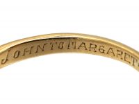 Mid-Century 18ct Gold & Platinum, Three Stone Diamond Ring