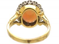 18ct Gold, Opal & Diamond Ring