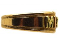 Victorian 18ct Three Colour Gold Mizpah Ring