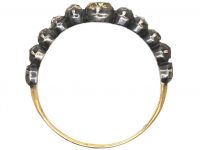 French Early 19th Century Ring set with Graduated Rose Diamonds