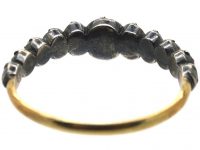 French Early 19th Century Ring set with Graduated Rose Diamonds