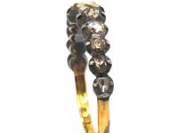 French Early 19th Century Ring set with Graduated Rose Diamonds