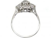 18ct White Gold, Diamond Cluster Ring
