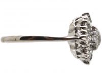 18ct White Gold, Diamond Cluster Ring
