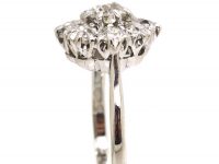 18ct White Gold, Diamond Cluster Ring