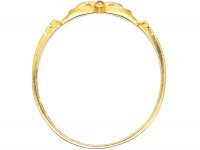 Victorian 18ct Gold & Diamond Trefoil Ring