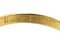 Victorian 18ct Gold, Sapphire & Diamond Three Stone Ring