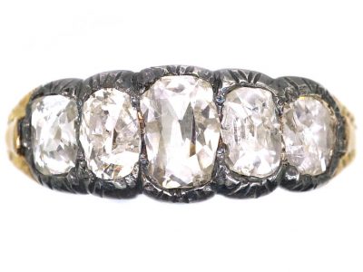 Georgian Five Stone Diamond Ring
