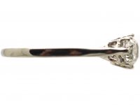 Early 20th Century Platinum, Three Stone Old European Cut Diamond Ring