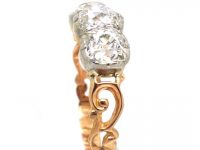 Georgian Three Stone Old Mine Cut Diamond Ring