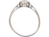 Art Deco Platinum & Old European Cut Diamond Solitaire Ring