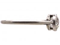 Art Deco Platinum & Old European Cut Diamond Solitaire Ring