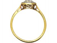 Edwardian 18ct Gold & Platinum, Diamond Cluster Ring