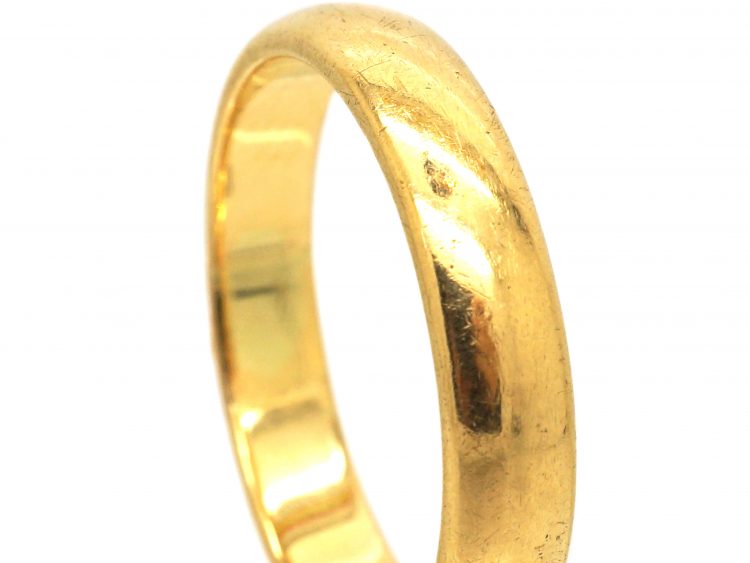 18ct Gold Wedding Ring Assayed in 1920