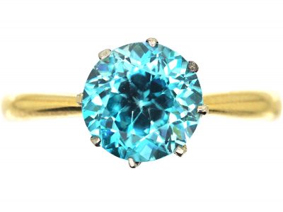 Early 20th Century 18ct Gold Ring set with a Zircon
