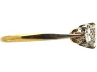 Edwardian 18ct Gold & Platinum,Three Stone Diamond Ring