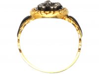 Late Georgian 18ct Gold Mourning Ring for Vice Admiral Charles Stirling