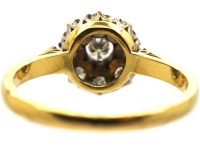 18ct Gold & Diamond Daisy Cluster Ring