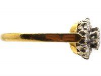 18ct Gold & Diamond Daisy Cluster Ring