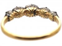 Georgian Five Stone Rose Diamond Ring