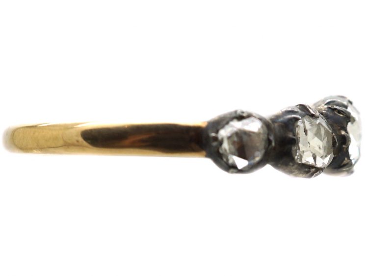 Georgian Five Stone Rose Diamond Ring