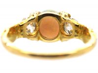 Victorian 18ct Gold, Opal & Diamond Ring
