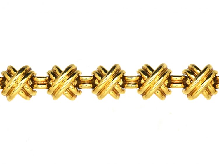 18ct Gold Kiss Bracelet by Paloma Picasso for Tiffany