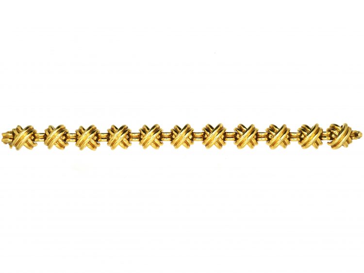 18ct Gold Kiss Bracelet by Paloma Picasso for Tiffany