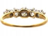 Edwardian 18ct Gold & Diamond Five Stone Ring